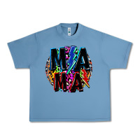 Pebble Blue Mama lightning bolts Mother's Day Urban Heavy Tee - FaDigitalArtStudio