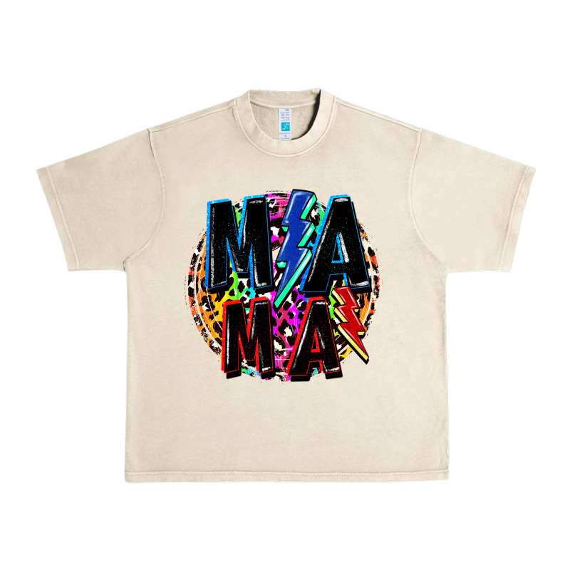 Mama Lightning Bolts Mother's Day Urban Heavy Tee by FaDigitalArtStudio | Teevron