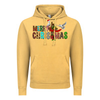 Vintage Mustard Merry christmas cross Vintage Hoodie - FaDigitalArtStudio