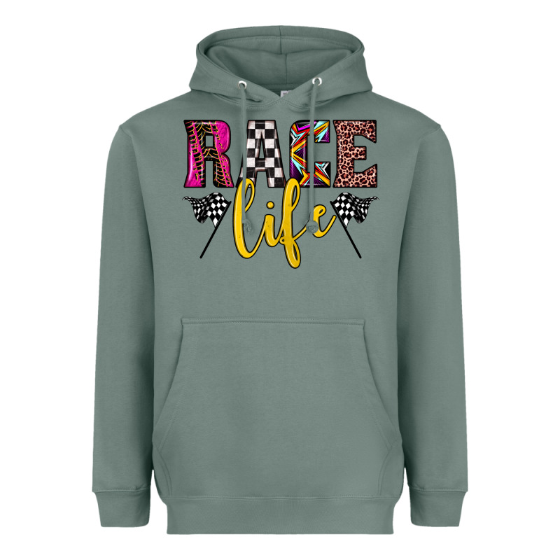 Race Life Heavyweight Hoodie by JahusDesignShop | Teevron
