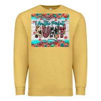 Antique Gold i am perfect aunt Premium Sweatshirt - JahusDesignShop