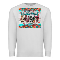 Dove Grey i am perfect aunt Premium Sweatshirt - JahusDesignShop