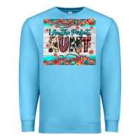 Ocean Blue i am perfect aunt Premium Sweatshirt - JahusDesignShop