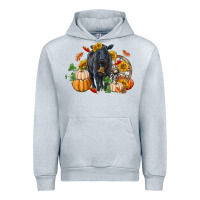 Heather Grey Fall black angus Urban Hoodie - RanaPortraitStore
