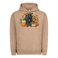 Pigment Burro Fall black angus Urban Hoodie - RanaPortraitStore