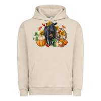 Pigment French Oak Fall black angus Urban Hoodie - RanaPortraitStore
