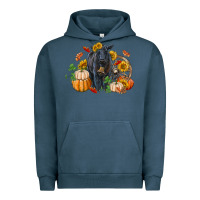 Pigment Midnight Navy Fall black angus Urban Hoodie - RanaPortraitStore