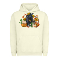 Pigment Pistachio Fall black angus Urban Hoodie - RanaPortraitStore
