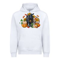 White Fall black angus Urban Hoodie - RanaPortraitStore