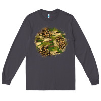 Smoke camouflage and leopard patch  2 Long Sleeve Tee - BundleAndBundleShop