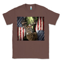 Chestnut usa deer hunting woods Classic Tee - CowGirlArtShop
