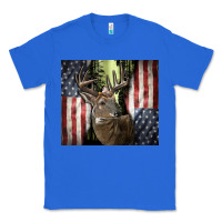 True Royal usa deer hunting woods Classic Tee - CowGirlArtShop