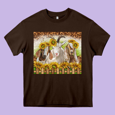 Goats Heavy Core Tee Designed By Tumblerdesignbyshophia