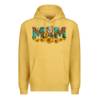Antique Gold charolais cow mom Premium Hoodie - LillyAllenDesigns