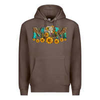 Coffee charolais cow mom Premium Hoodie - LillyAllenDesigns