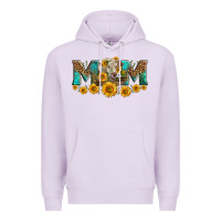 Lilac charolais cow mom Premium Hoodie - LillyAllenDesigns