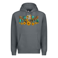 Rock charolais cow mom Premium Hoodie - LillyAllenDesigns