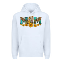 White charolais cow mom Premium Hoodie - LillyAllenDesigns