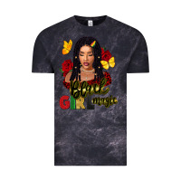 Cloud Black black girl magic Vintage Tee - FaDigitalArtStudio