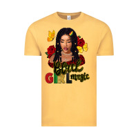 Vintage Mustard black girl magic Vintage Tee - FaDigitalArtStudio