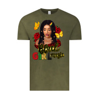 Vintage Olive black girl magic Vintage Tee - FaDigitalArtStudio