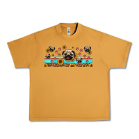 Peanut Butter western pug dogs Urban Heavy Tee - Jasminsmagicworld