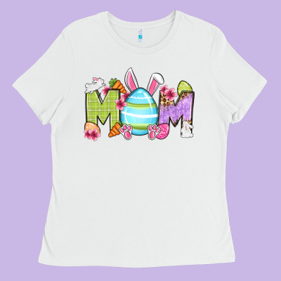 Easter Mom Ladies Tee Designed By Oliviacreatesart