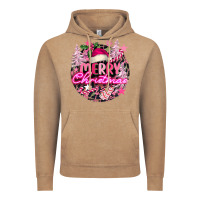 Vintage Coffee pink merry christmas Vintage Hoodie - FaDigitalArtStudio
