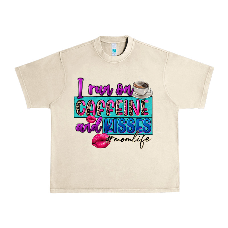 I Run On Caffeine And Kisses Urban Heavy Tee by FaDigitalArtStudio | Teevron