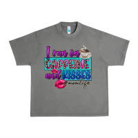 Tornado I run on caffeine and kisses Urban Heavy Tee - FaDigitalArtStudio