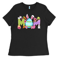 Black Easter mom Ladies Tee - OliviaCreatesArt