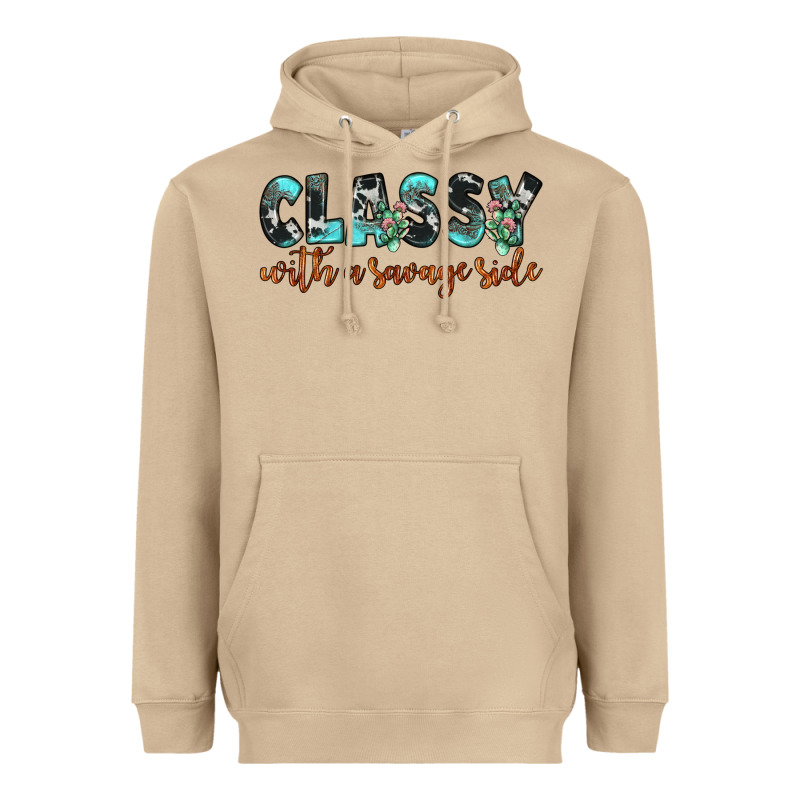 Classy With A Savage Side Heavyweight Hoodie by JahusDesignShop | Teevron