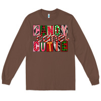 Chestnut Candy Cane Cutie Long Sleeve Tee - FaDigitalArtStudio