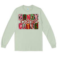 Matcha Candy Cane Cutie Long Sleeve Tee - FaDigitalArtStudio