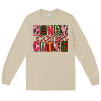 Mushroom Candy Cane Cutie Long Sleeve Tee - FaDigitalArtStudio