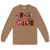 Toasted Coconut Candy Cane Cutie Long Sleeve Tee - FaDigitalArtStudio