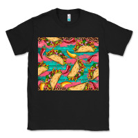 Black mexican taco paper glitter leopard wooden Classic Tee - Artiststas