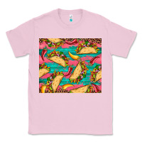 Bubblegum Pink mexican taco paper glitter leopard wooden Classic Tee - Artiststas