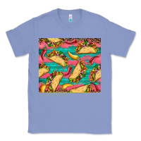 Colony Blue mexican taco paper glitter leopard wooden Classic Tee - Artiststas