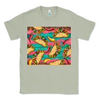 Matcha mexican taco paper glitter leopard wooden Classic Tee - Artiststas