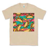 Mushroom mexican taco paper glitter leopard wooden Classic Tee - Artiststas