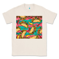 Natural mexican taco paper glitter leopard wooden Classic Tee - Artiststas