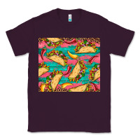 Plum mexican taco paper glitter leopard wooden Classic Tee - Artiststas