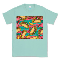 Seafoam mexican taco paper glitter leopard wooden Classic Tee - Artiststas