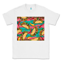 White mexican taco paper glitter leopard wooden Classic Tee - Artiststas