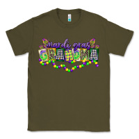 Army Green mardi gras grandma Classic Tee - CowGirlArtShop
