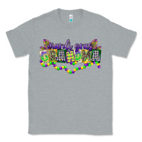 Heather Grey mardi gras grandma Classic Tee - CowGirlArtShop