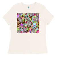 Bone Easter bunnys eggs Ladies Tee - OliviaCreatesArt