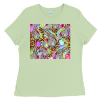 Matcha Easter bunnys eggs Ladies Tee - OliviaCreatesArt