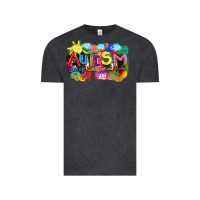 Vintage Black Autism accept understand love Vintage Tee - FaDigitalArtStudio